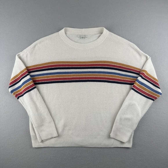 American Eagle Outfitters Sweaters - American Eagle Outfitters Women's Cozy‎ Rainbow Stripes Size Small Sweater